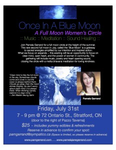 Blue Moon July 31 Gathering